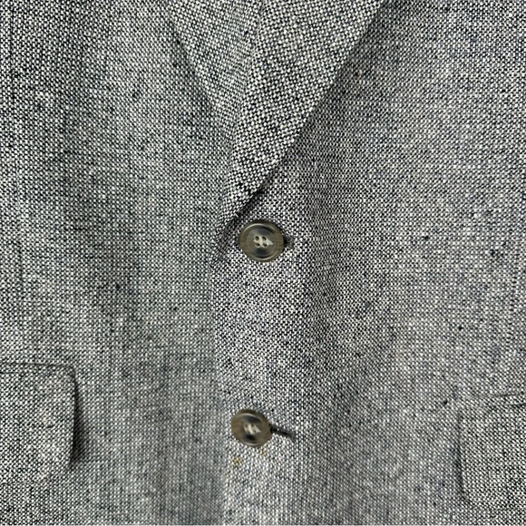 Bert Pulitzer Men’s Sport Coat Size 42 Short Gray 100% Silk Tweed Old Money - Picture 4 of 11